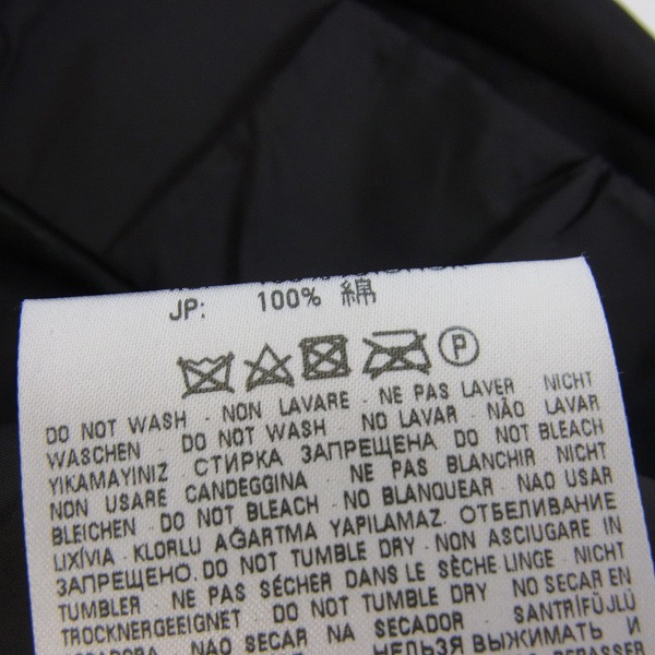 実際に弊社で買取させて頂いたDIESEL BLACK GOLD/ディーゼル ブラックゴールド ナイロン/コットン 素材切替ジャケット /50の画像 4枚目