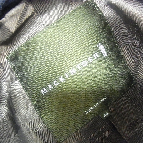 実際に弊社で買取させて頂いたMACKINTOSH/マッキントッシュ ダブルロングPコート/ネイビー/40の画像 2枚目