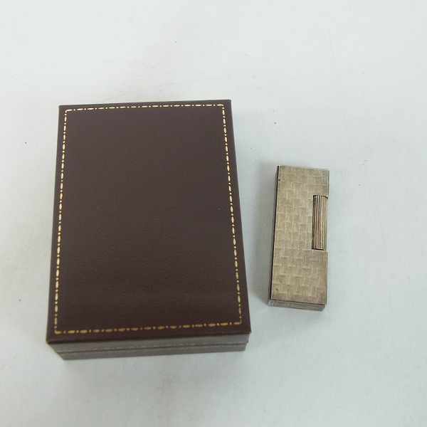 実際に弊社で買取させて頂いたdunhill/ダンヒル サイドローラーガスライター ロゴ シルバーの画像 5枚目