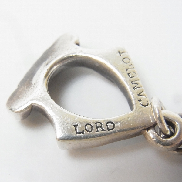 実際に弊社で買取させて頂いたロードキャメロット 燭台モチーフペンダントトップ/ガーネットチェーン LC163/LC1102の画像 5枚目