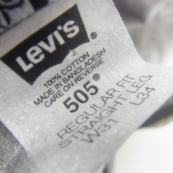 実際に弊社で買取させて頂いたA＆G×LEVIS/エーアンドジー×リーバイス 505 クロスパッチ/クロスボタン コーデュロイパンツ Size：31の画像 6枚目