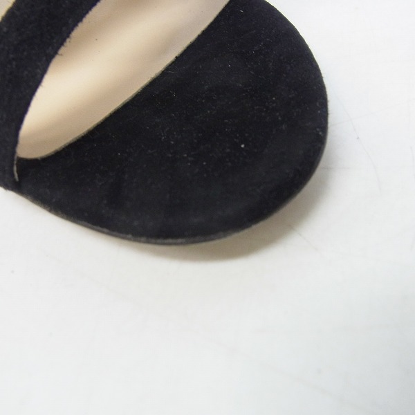 実際に弊社で買取させて頂いたJIMMY CHOO/ジミーチュウ KIKI100 スエード パンプス/サンダル 37.5の画像 8枚目