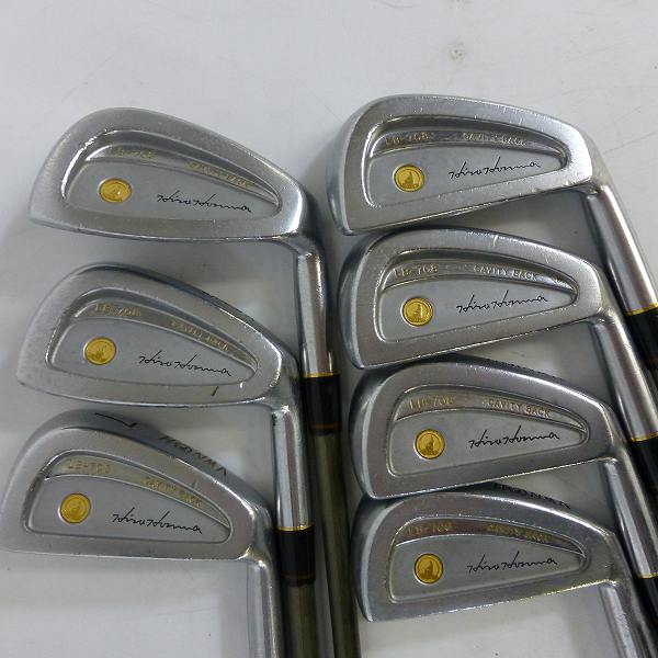 実際に弊社で買取させて頂いた★HONMA/本間ゴルフ アイアン7本セット LB-708 R-1フレックス 4星★★★★ 金モグラの画像 1枚目