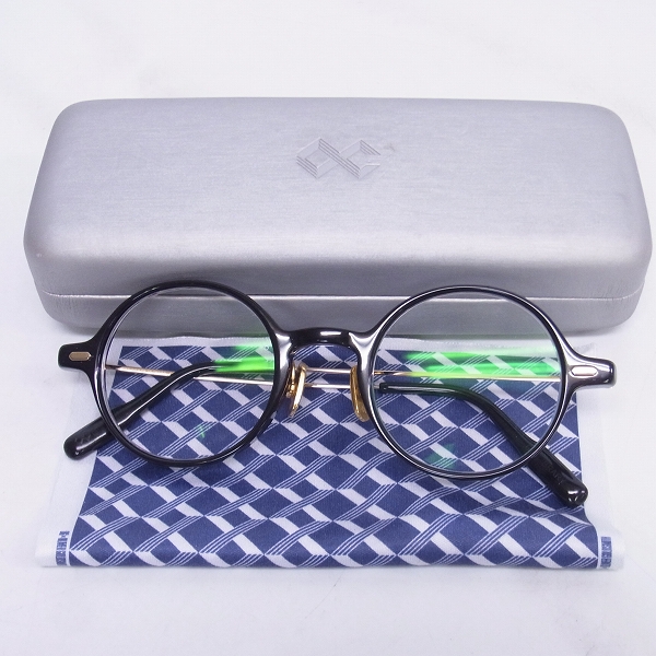 実際に弊社で買取させて頂いたOG×OLIVER GOLDSMITH/オージーバイオリバーゴールドスミス Re:LIBRARY メガネフレームの画像 8枚目