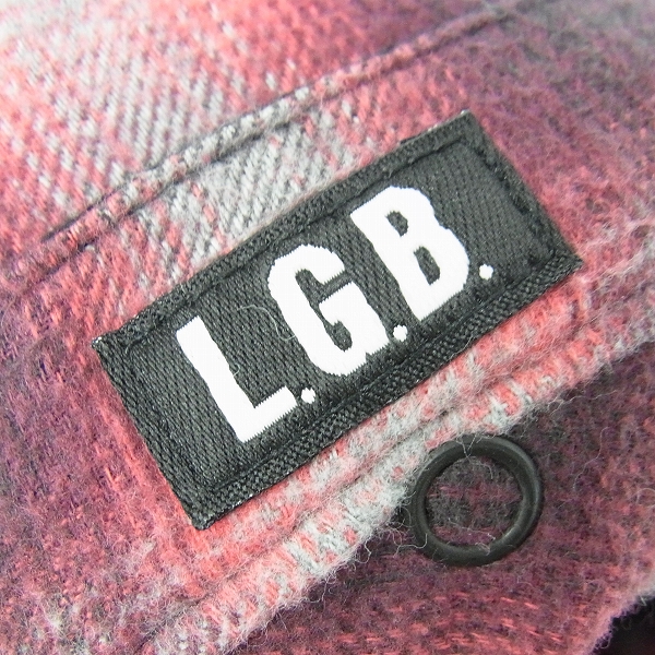 実際に弊社で買取させて頂いたLGB/ルグランブルー ダメージ加工チェックシャツ SHIRT-G/0の画像 2枚目