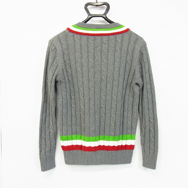 実際に弊社で買取させて頂いたHYDROGEN/ハイドロゲン Vネック ケーブルニット /Sの画像 1枚目