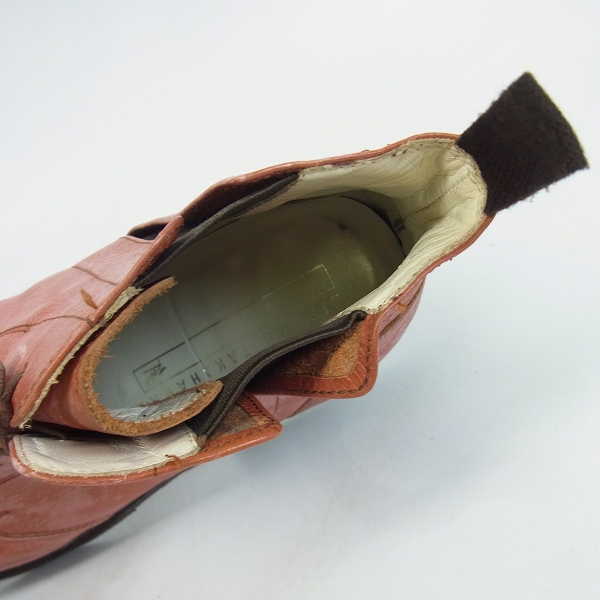 実際に弊社で買取させて頂いたHIROMU TAKAHARA/ヒロムタカハラ カバードブーツ ドレープ 41の画像 4枚目