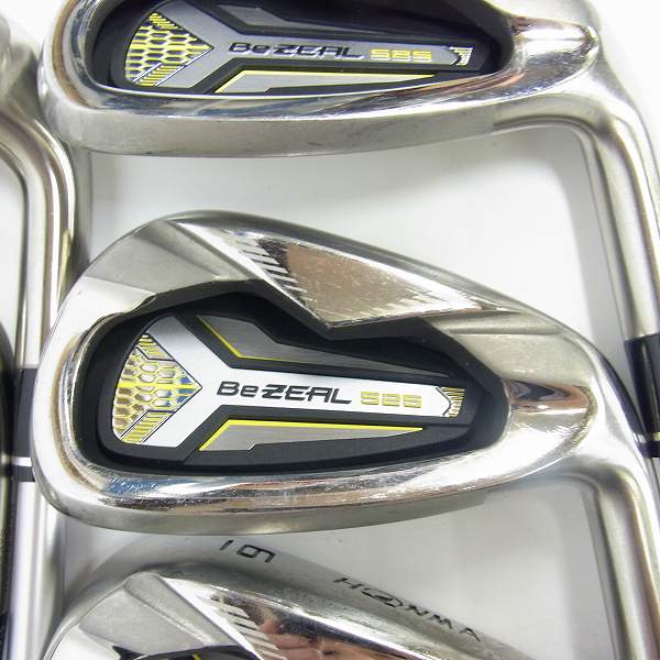 実際に弊社で買取させて頂いた★HONMA/本間ゴルフ アイアン6本セット BeZEAL/ビジール 525 Rフレックスの画像 2枚目