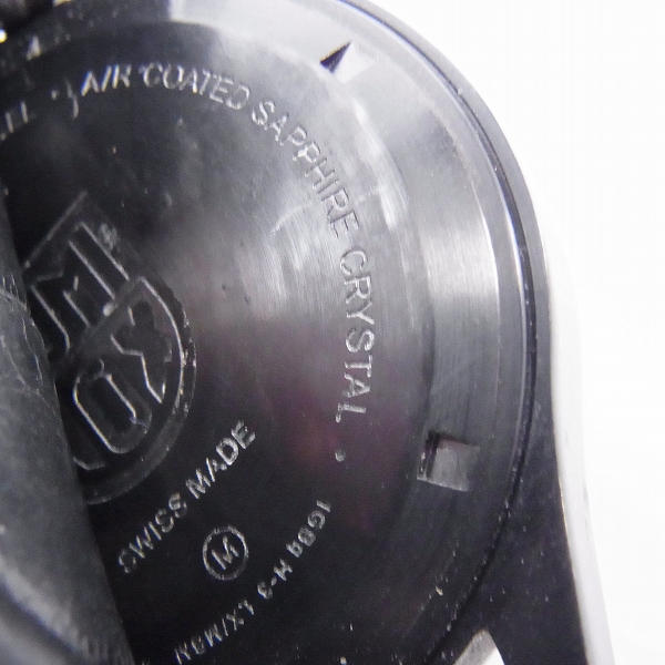 実際に弊社で買取させて頂いたBWL×LUMINOX/ビルウォールレザー×ルミノックス コラボ 3rd アリゲーター 腕時計 の画像 4枚目