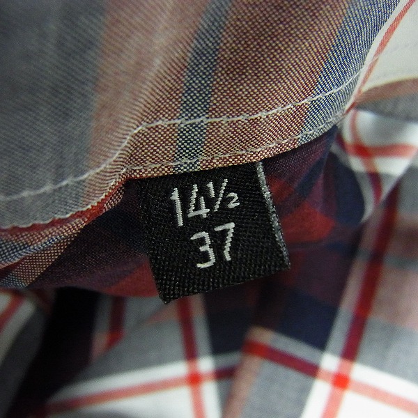 実際に弊社で買取させて頂いたGIVENCHY/ジバンシィ チェック 長袖シャツ /37の画像 3枚目