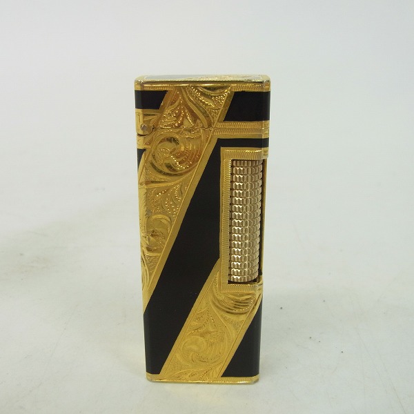 実際に弊社で買取させて頂いたdunhill/ダンヒル ローラー ガスライター ベネチアン柄ゴールド×ブラック