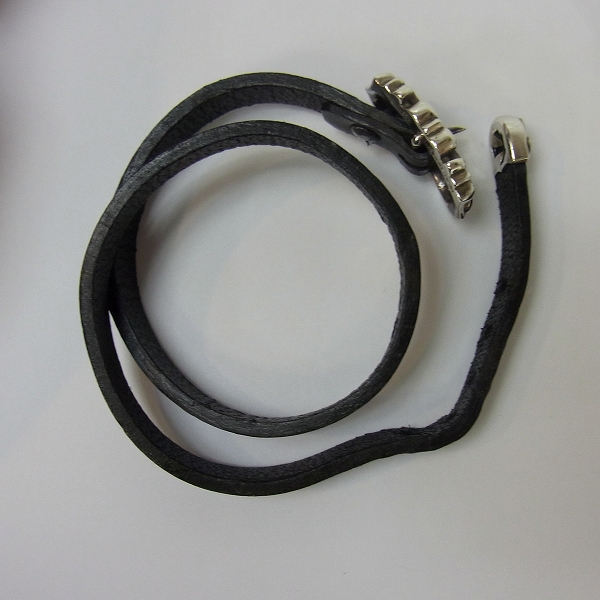 実際に弊社で買取させて頂いたDEALDESIGN/ディールデザイン フローラルゲート レザー 2連ブレスの画像 4枚目