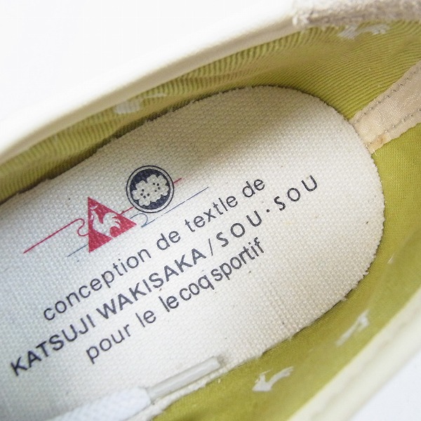 実際に弊社で買取させて頂いた【未使用】le cop sportif /ルコックスポルティフ SOUSOU BC 花柄 スニーカー QLC-7106/24の画像 4枚目