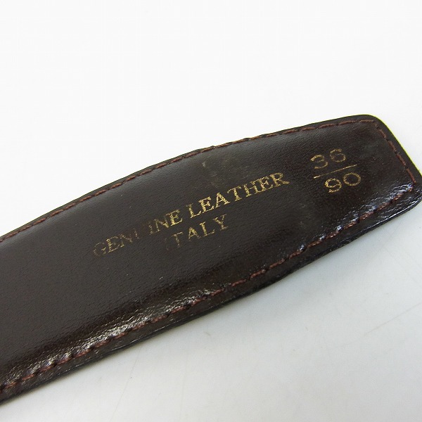 実際に弊社で買取させて頂いたCELINE/セリーヌ メンズ レザー ベルトの画像 3枚目