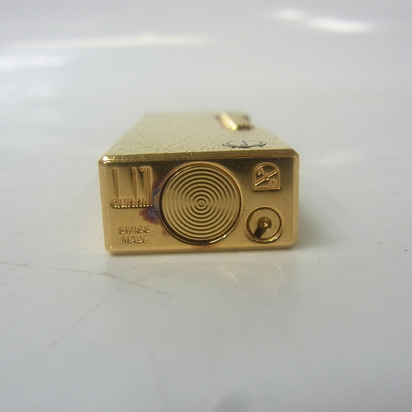 実際に弊社で買取させて頂いたdunhill/ダンヒル サイドローラー ガスライター ゴールドの画像 3枚目