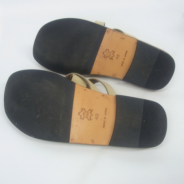 実際に弊社で買取させて頂いたwjk/ダブルジェイケイ LEATHER SANDAL sheep leather レザーサンダル 8042 sl02t-25/42の画像 2枚目