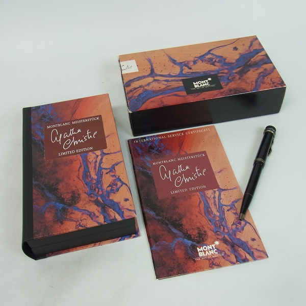 実際に弊社で買取させて頂いたMONTBLANC/モンブラン 作家シリーズ AGATHA CHRISTIE/アガサ・クリスティ LIMITED EDITION ボールペン 28607の画像 8枚目