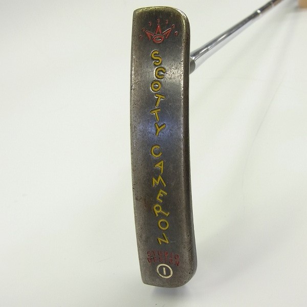 実際に弊社で買取させて頂いた★SCOTTY CAMERON/スコッティ・キャメロン パター STUDIO DESIGN #1 2001年モデル 34.125インチの画像 5枚目