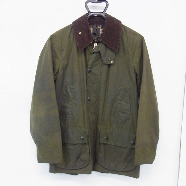 実際に弊社で買取させて頂いたBarbour/バブアー 襟コーデュロイ オイルドジャケット 97cm/38in