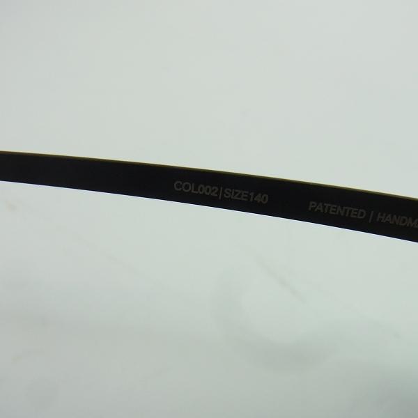 実際に弊社で買取させて頂いたMYKITA/マイキータ DECADES HENRY/ヘンリー ボストン型 メガネフレーム ブラックの画像 7枚目