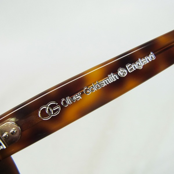 実際に弊社で買取させて頂いたOLIVER GOLDSMITH/オリバーゴールドスミス サングラス SOPHIA 1958 Darker tortoiseshell の画像 4枚目