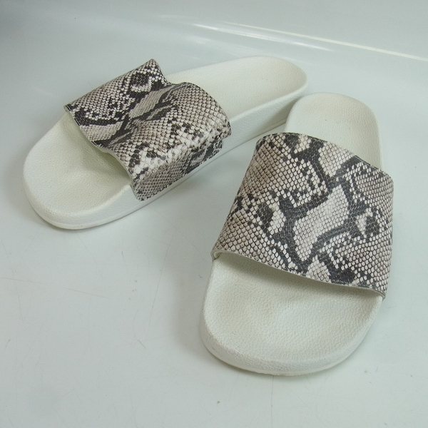 実際に弊社で買取させて頂いたadidas/アディダス HYKE ADILETTE PYTHON/ハイク アディレッタ パイソン 伊勢丹限定/サンダル S76700/29.5の画像 0枚目