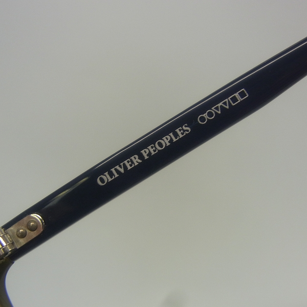 実際に弊社で買取させて頂いたOLIVER PEOPLES/オリバーピープルズ James-J NVH フルリム 眼鏡フレーム/メガネフレーム の画像 3枚目