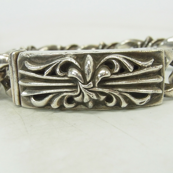 実際に弊社で買取させて頂いたA&G/エーアンドジー クロスモチーフ IDブレスレットの画像 1枚目