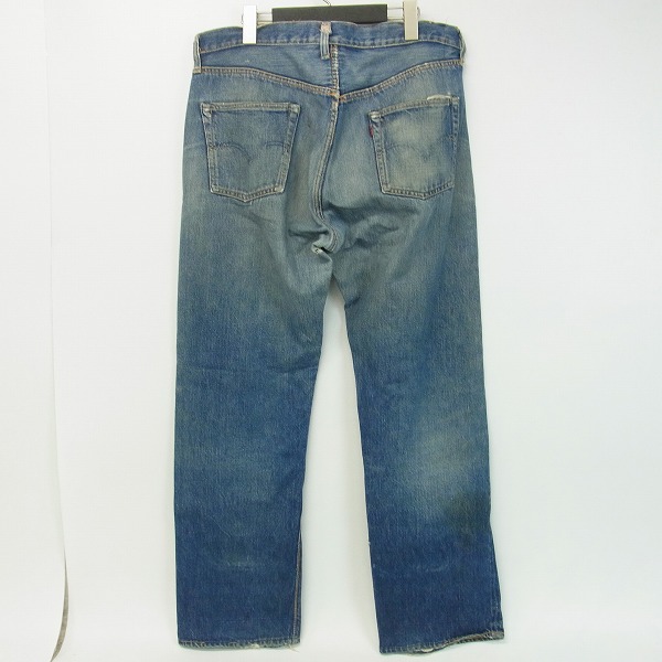 実際に弊社で買取させて頂いたLEVIS/リーバイス 501XX 50年代 隠しリベット刻印15 ヴィンテージ/ビンテージ デニムパンツの画像 1枚目