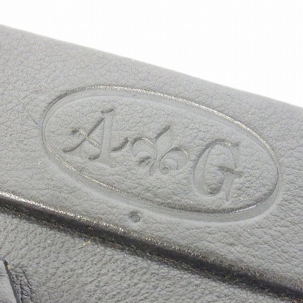 実際に弊社で買取させて頂いたA＆G/エーアンドジー 4クロスボタン オールレザー 写真立て/フォトフレームの画像 2枚目