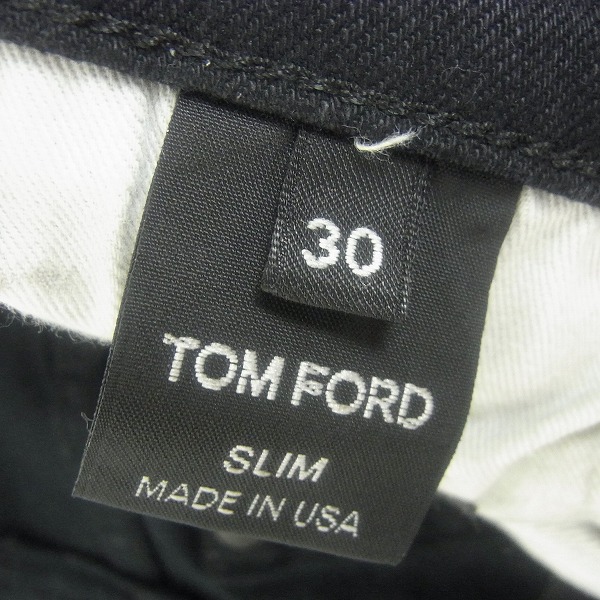 実際に弊社で買取させて頂いたTOM FORD/トムフォード セルビッジ デニムパンツ SLIM/30の画像 4枚目