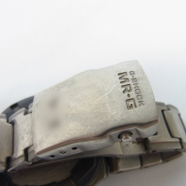 実際に弊社で買取させて頂いたG-SHOCK/Gショック MR-G チタン フルフローライン MRG-220T-1【動作未確認】 の画像 4枚目