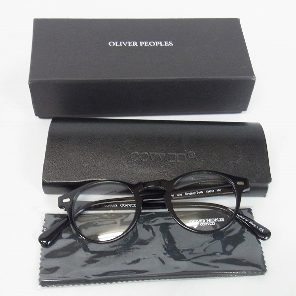 実際に弊社で買取させて頂いたOLIVER PEOPLES/オリバーピープルズ GREGORY PECK アイウェア/眼鏡/メガネ OV5186 の画像 7枚目