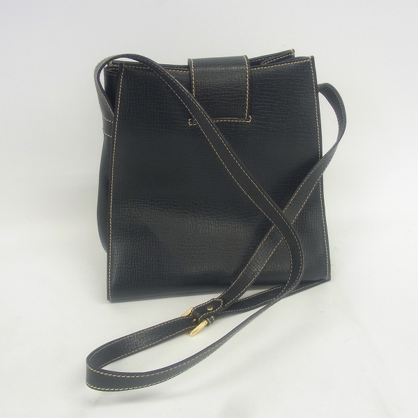 実際に弊社で買取させて頂いたLOEWE/ ロエベ レザーショルダーバッグ ネイビー系の画像 1枚目