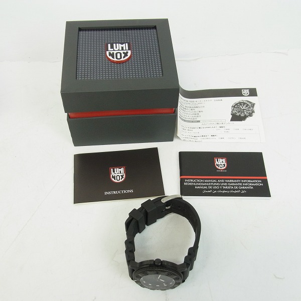 実際に弊社で買取させて頂いたLUMINOX/ルミノックス F-117ナイトホークシリーズ2 ブラックアウトの画像 7枚目