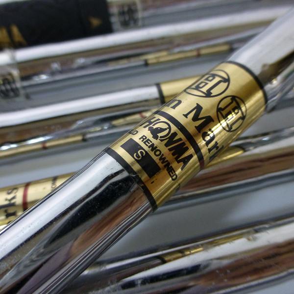 実際に弊社で買取させて頂いた★HONMA/本間ゴルフ アイアン8本セット Twin Marks/ツインマークス MM45-888 Sフレックスの画像 5枚目