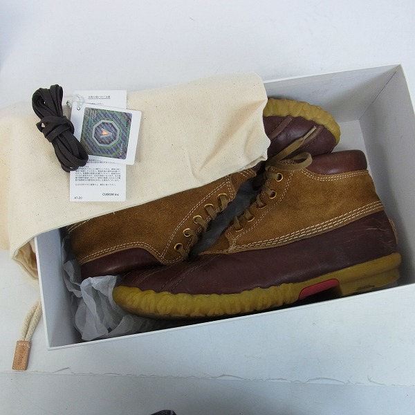 実際に弊社で買取させて頂いたvisvim/ビズビム DECOY DUCK MID-FOLK/BROWN US9の画像 7枚目