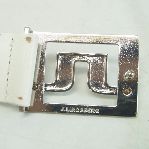 実際に弊社で買取させて頂いたJ.LINDEBERG /リンドバーグ ゴルフ レザー ベルトの画像 2枚目