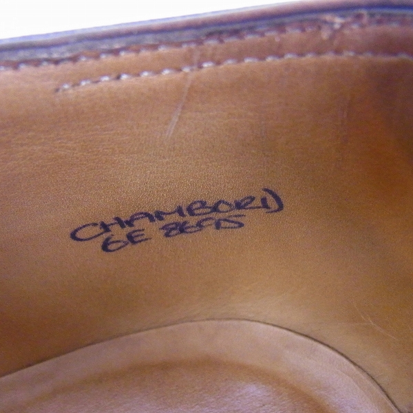 実際に弊社で買取させて頂いたJohn Lobb/ジョンロブ CHAMBORD/シャンボード シューズ 8695/6Eの画像 5枚目