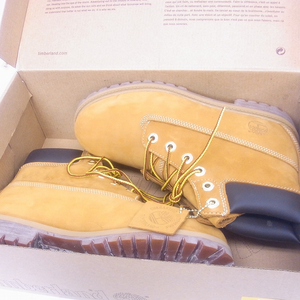 実際に弊社で買取させて頂いたTimberland/ティンバーランド 6インチプレミアムブーツ ジュニア規格 12909M/24.5の画像 8枚目