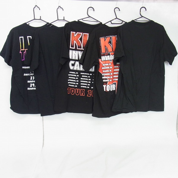 実際に弊社で買取させて頂いたKISS/キッス バンドTシャツ 5点セットの画像 1枚目