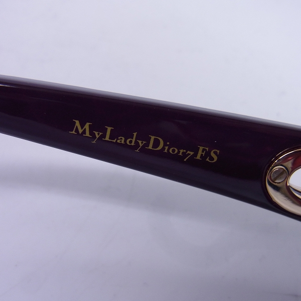 実際に弊社で買取させて頂いたChristian Dior/クリスチャン ディオール サングラス/アイウェア MY LADY DIOR 7 FS VWOHDの画像 6枚目