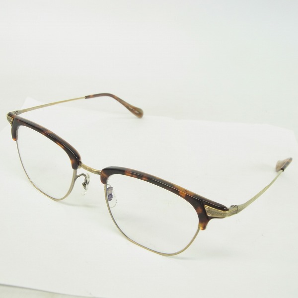 実際に弊社で買取させて頂いたOLIVER PEOPLES/オリバーピープルズ BANKS/バンクス メガネフレーム デミ柄