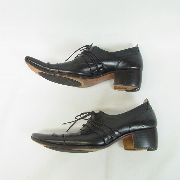 実際に弊社で買取させて頂いたHIROMU TAKAHARA/ヒロムタカハラ ドレス/バターナイフシューズ/40 1/2の画像 3枚目