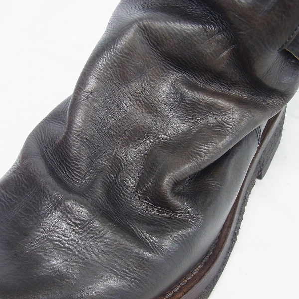 実際に弊社で買取させて頂いたMIHARAYASUHIRO/ミハラヤスヒロ ベルトブーツ/ジョッキーブーツ/24.5の画像 7枚目