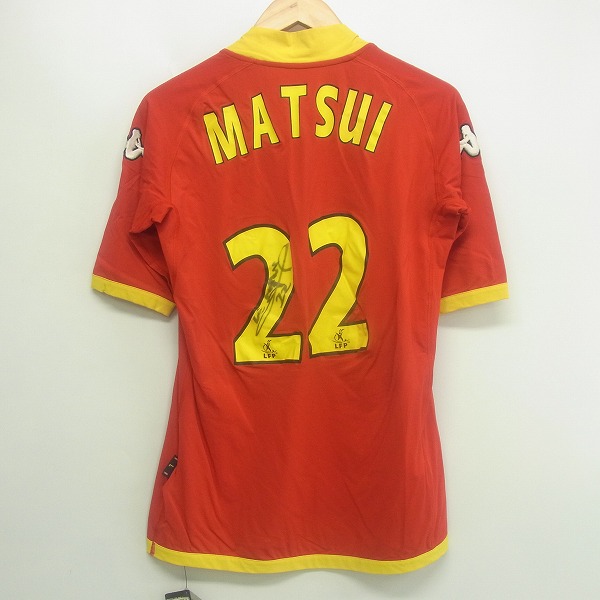 実際に弊社で買取させて頂いたKappa/カッパ  フランスリーグ ル・マン 05/06 #22松井大輔/ユニフォーム/Lの画像 1枚目
