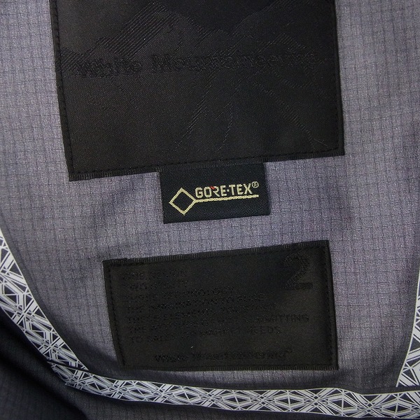 実際に弊社で買取させて頂いたWhite Mountaineering/ホワイトマウンテニアリング gore-tex nylon taffeta ジャケット BK1871201 /2の画像 2枚目