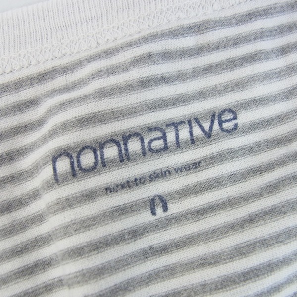 NONNATIVE/ノンネイティブ 胸ポケットTシャツ/カットソー/ボーダー等/0