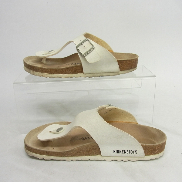 実際に弊社で買取させて頂いたBIRKENSTOCK/ビルケンシュトック RAMSES/ラムゼス サンダル ホワイト/39の画像 3枚目