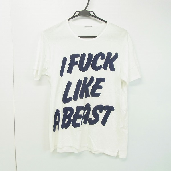 実際に弊社で買取させて頂いたLAD MUSICIAN/ラッドミュージシャン I FUCK LIKE A BEAST Tシャツ/44
